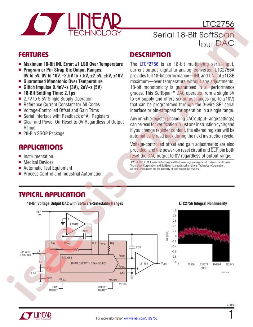 LTC2756 Datasheet
