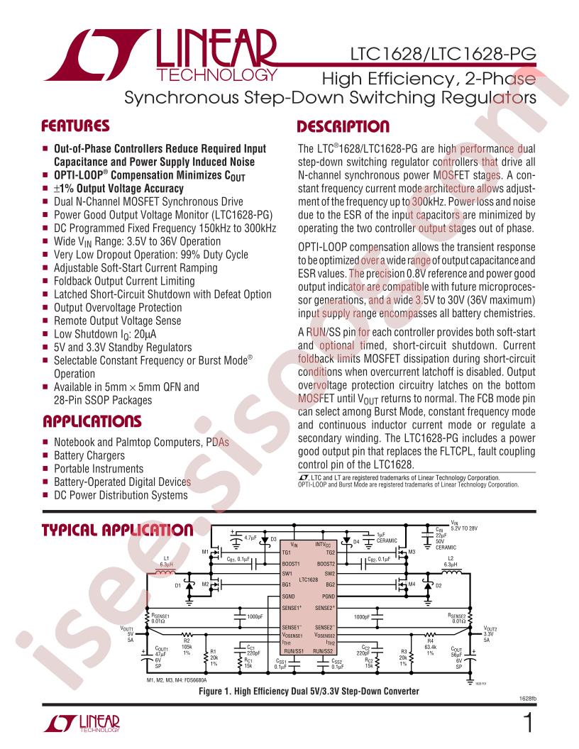 LTC1628(-PG) Datasheet