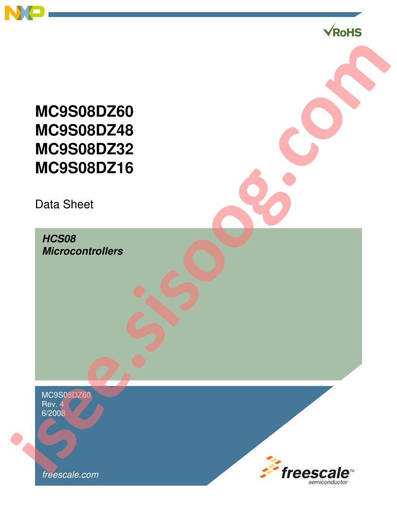MC9S08DZ60,48,32,16