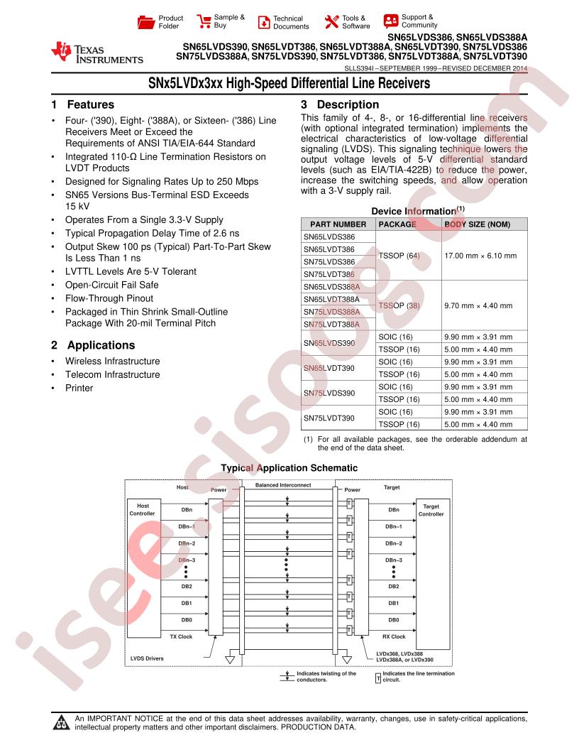 SNx5LVDx3xx Datasheet