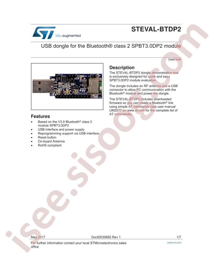 STEVAL-BTDP2