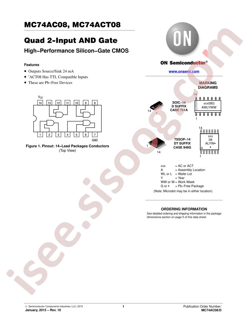 MC74AC(T)08