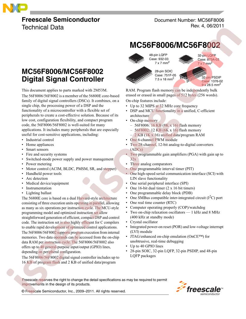 MC56F8002/8006