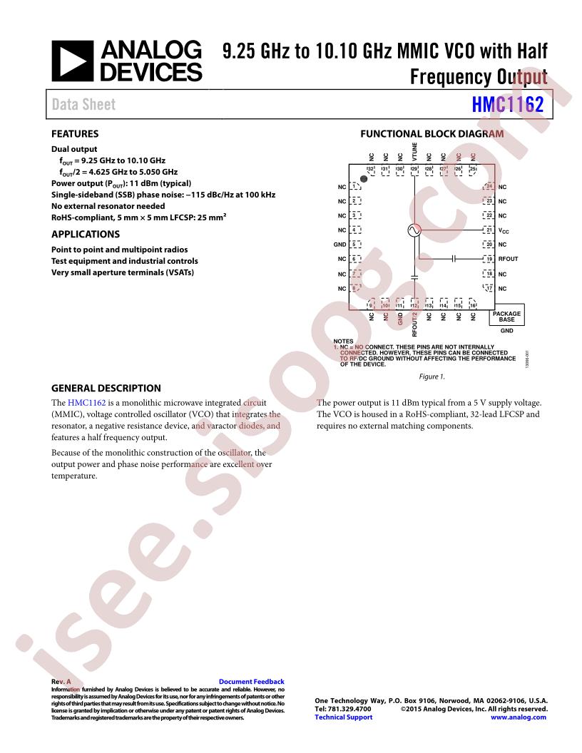 HMC1162LP5E