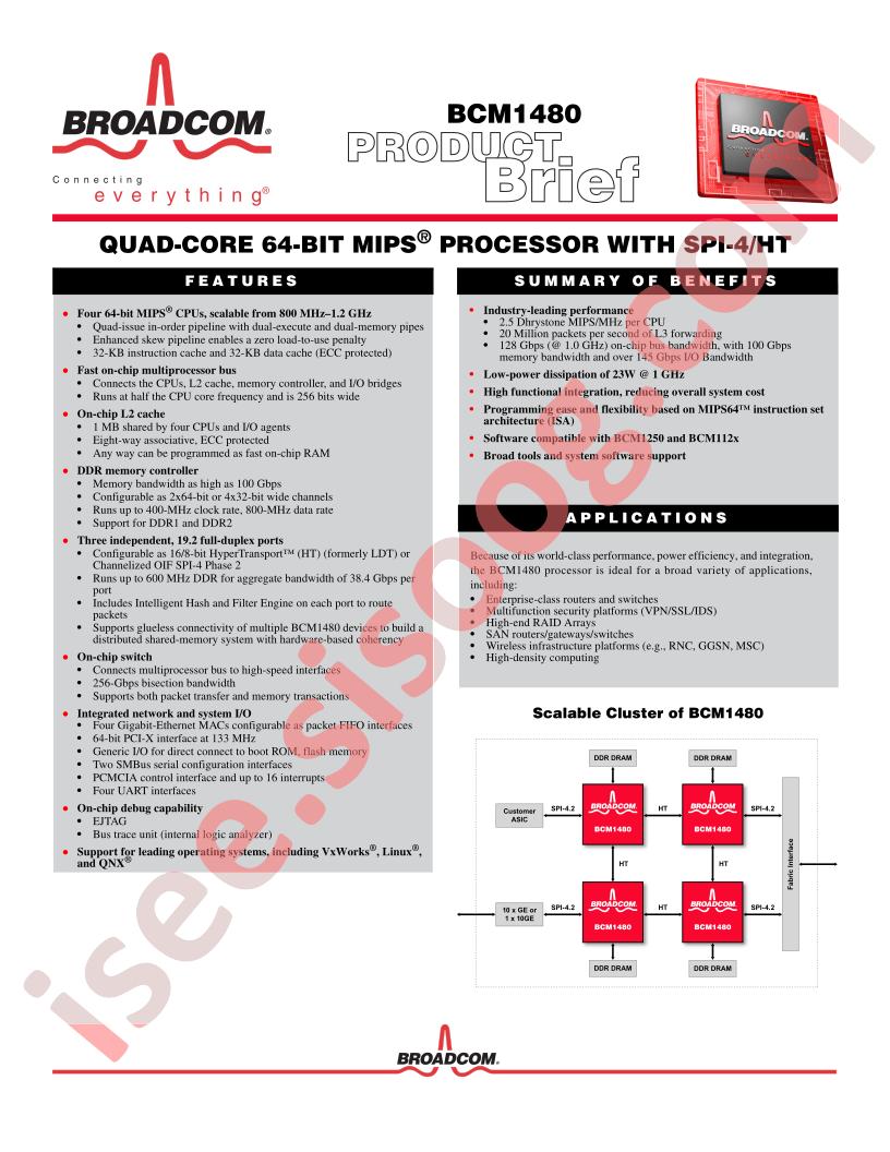 BCM1480 Brief