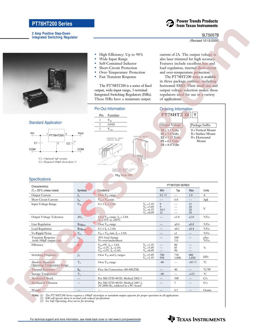 PT78HT200 Series