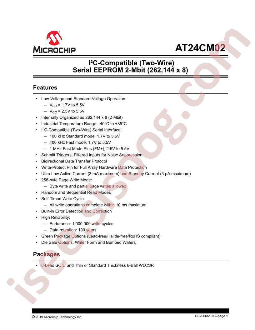 AT24CM02 Datasheet