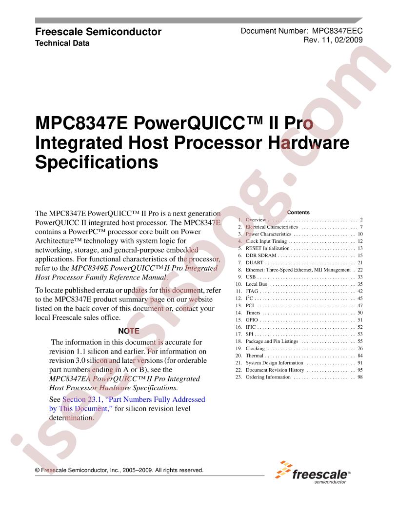 MPC8347(E) Ref Manual