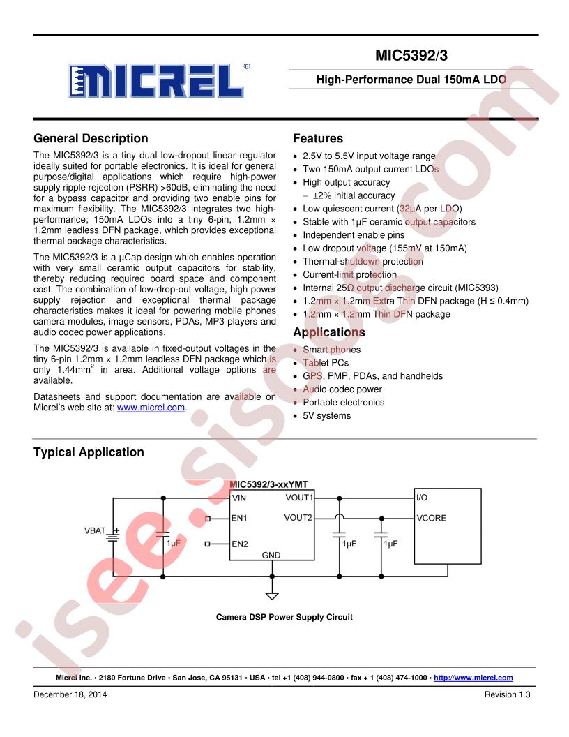 MIC5392,3