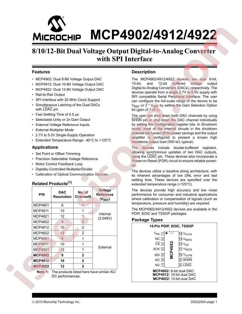 MCP4902,4912,4922