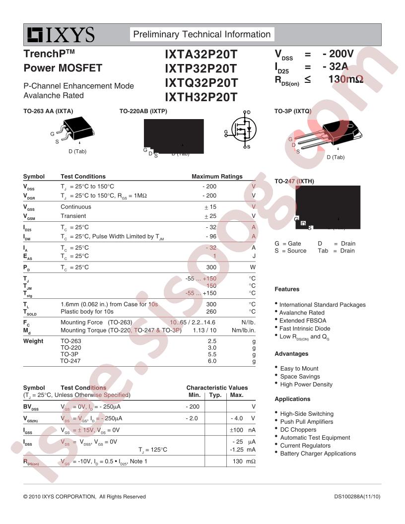 IXTx32P20T