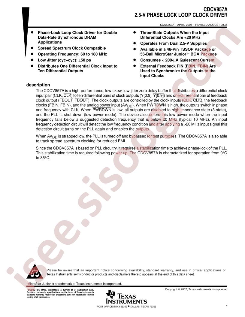 CDCV857A