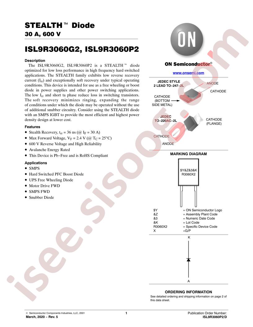 ISL9R3060G2/P2