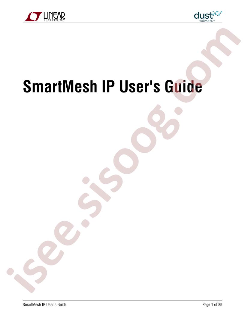 SmartMesh IP User Guide