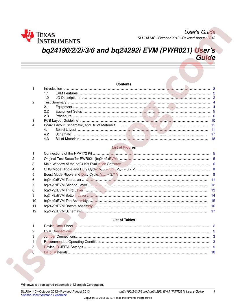 BQ24190/2/2i/3/6 User Guide