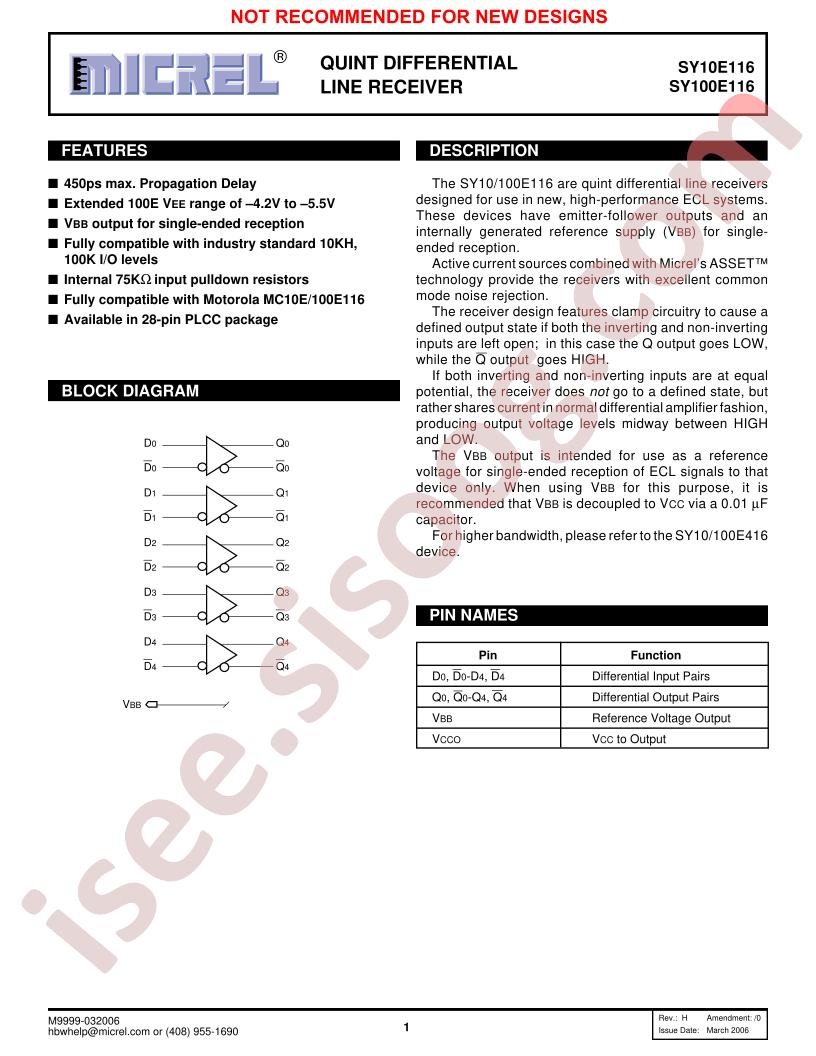 SY10/100E116