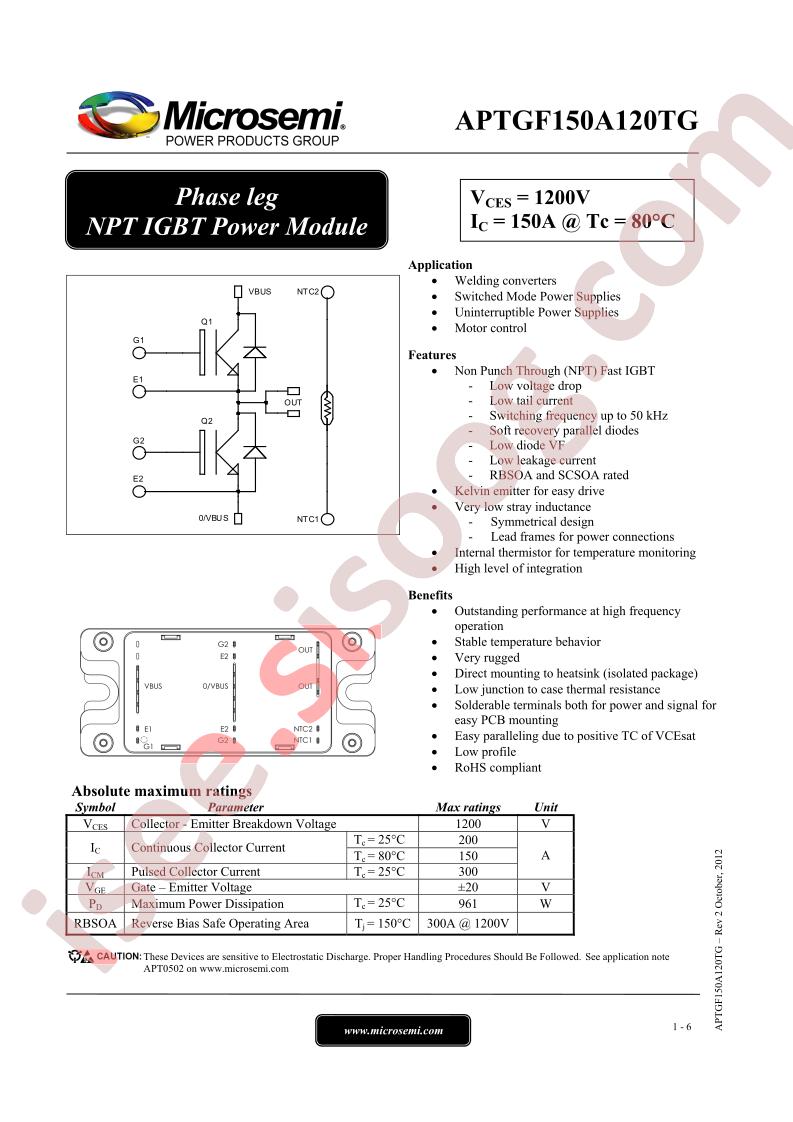APTGF150A120TG