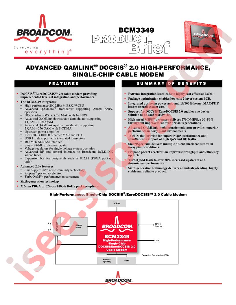 BCM3349 Brief