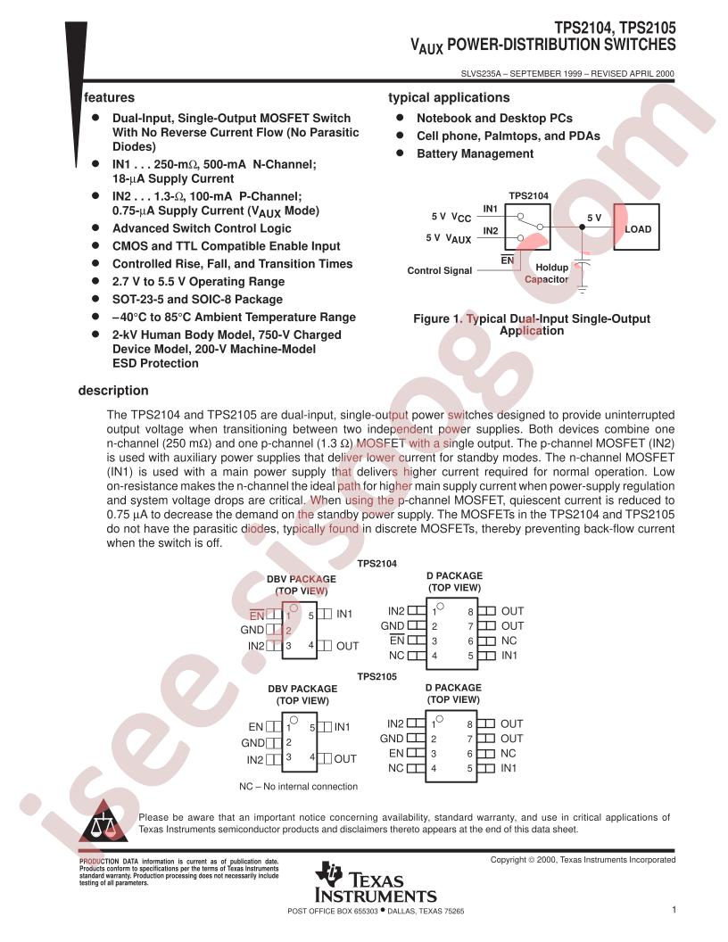 TPS2104/05