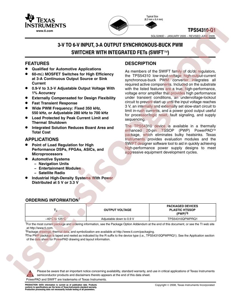 TPS54310-Q1