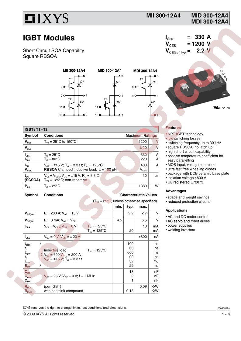 M(II,ID,DI)300-12A4