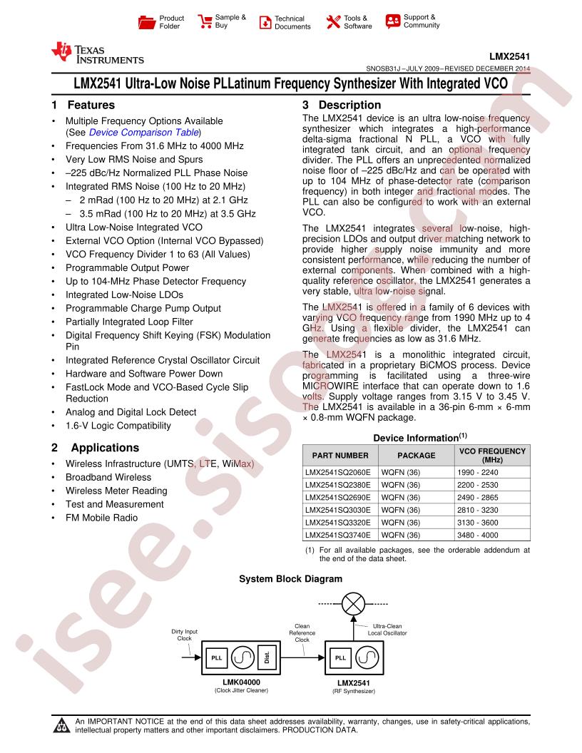 LMX2541