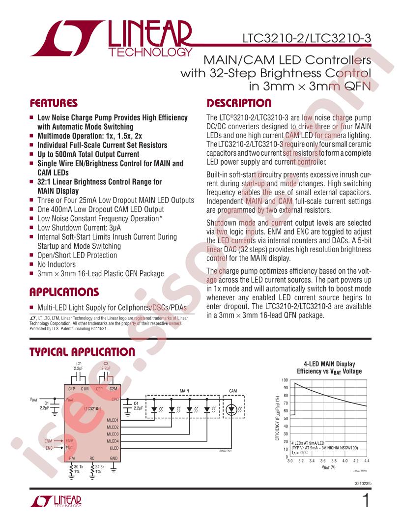LTC3210-2/-3
