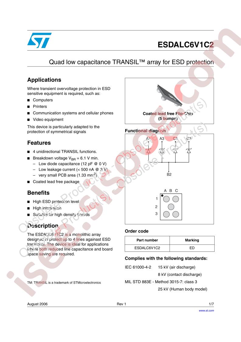 ESDALC6V1C2