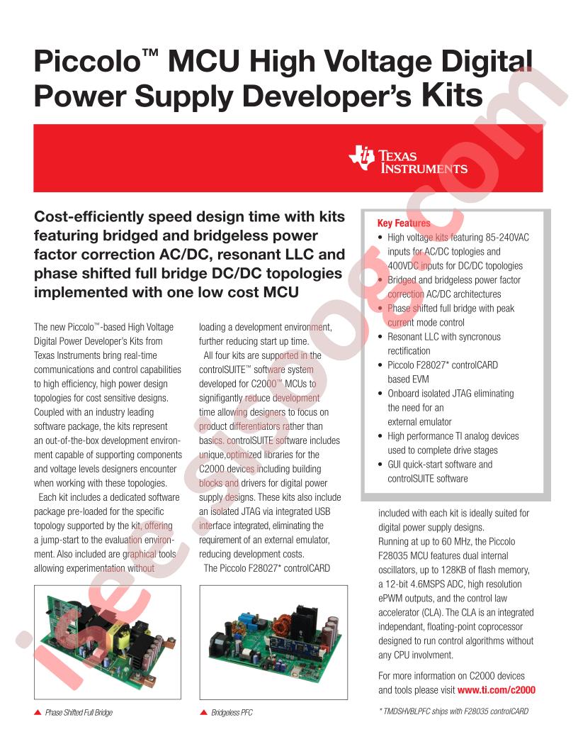 MCU High Voltage Devel Kits