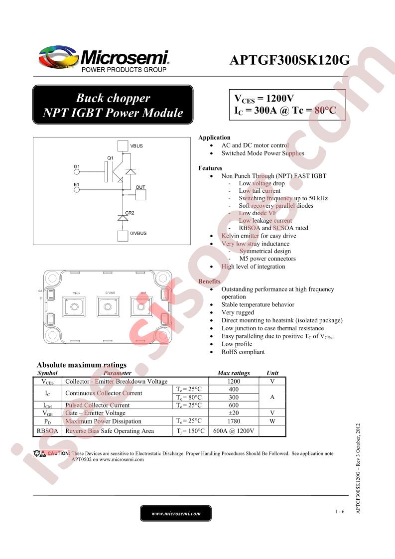 APTGF300SK120G