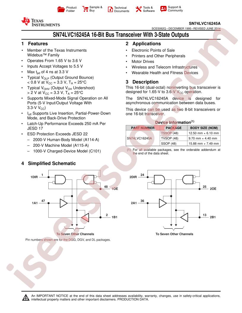 SN74LVC16245A