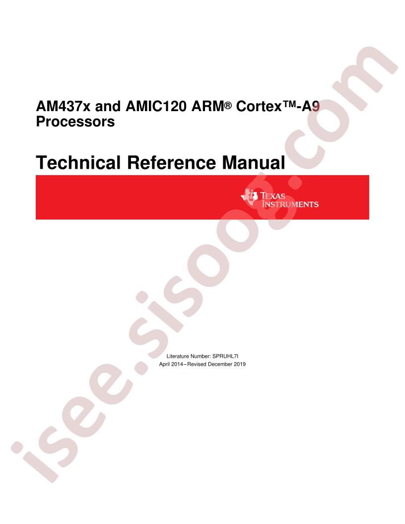 AM437x Tech Ref Manual