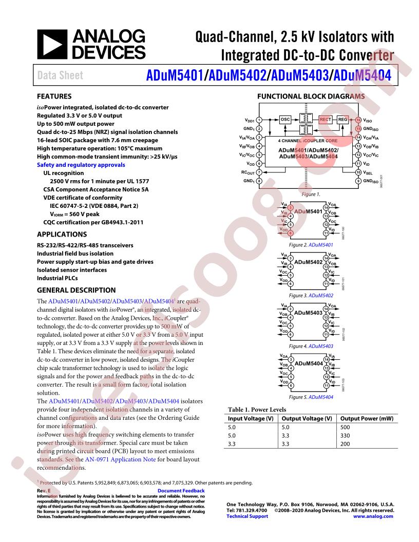 ADuM5401-04