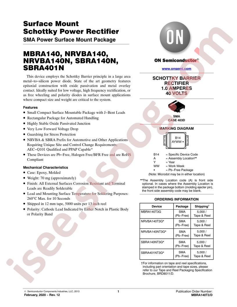 MBRA140T3