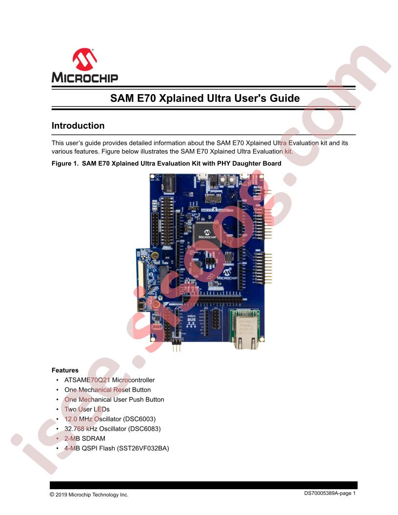 SAM E70 Xplained Ultra Guide