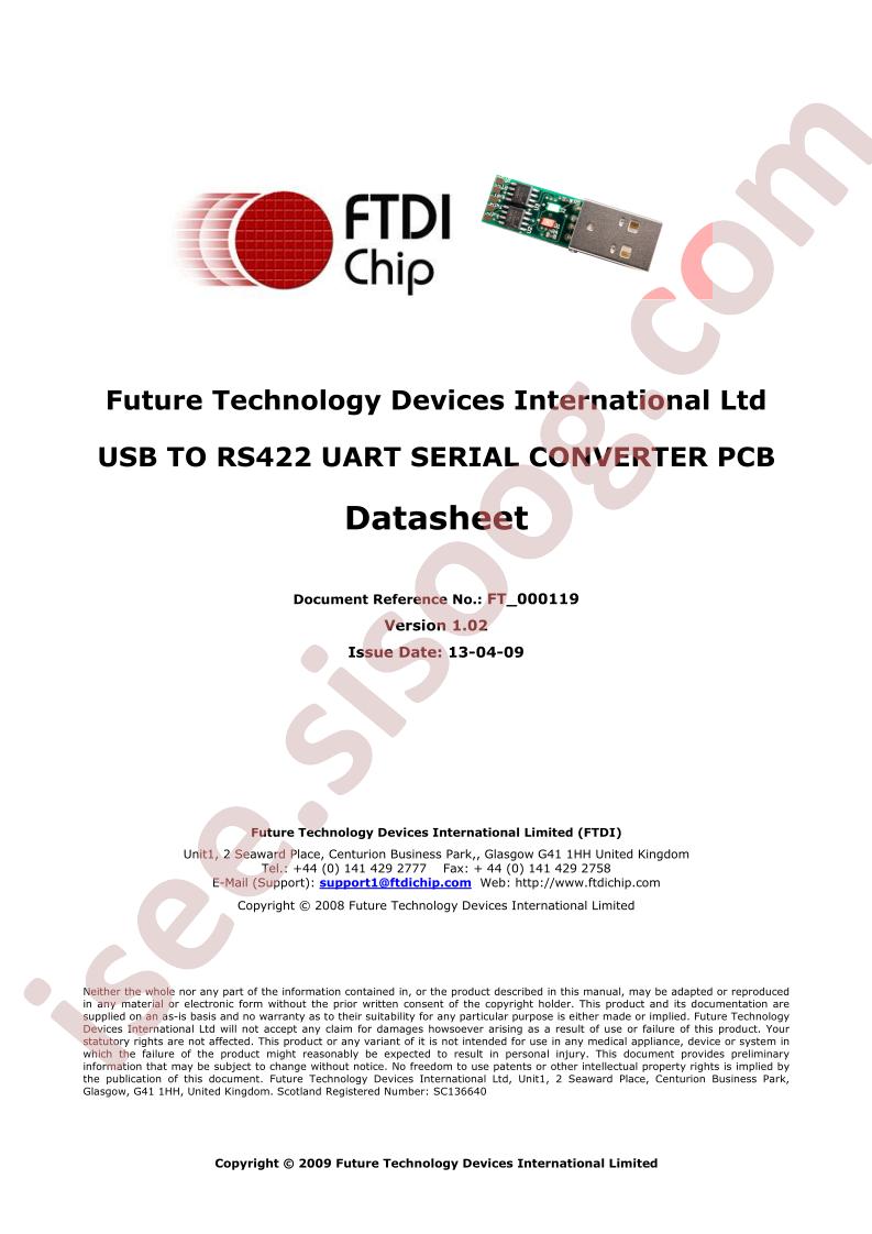 USB-RS422-PCB