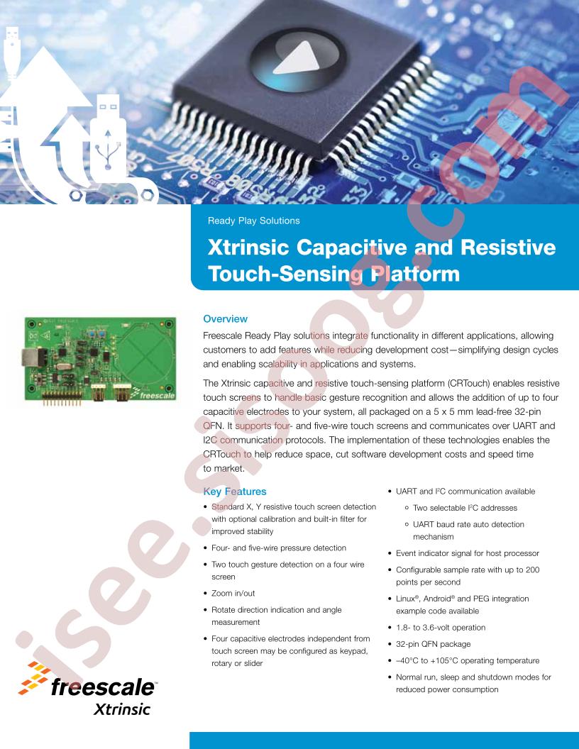 CRTouch Fact Sheet