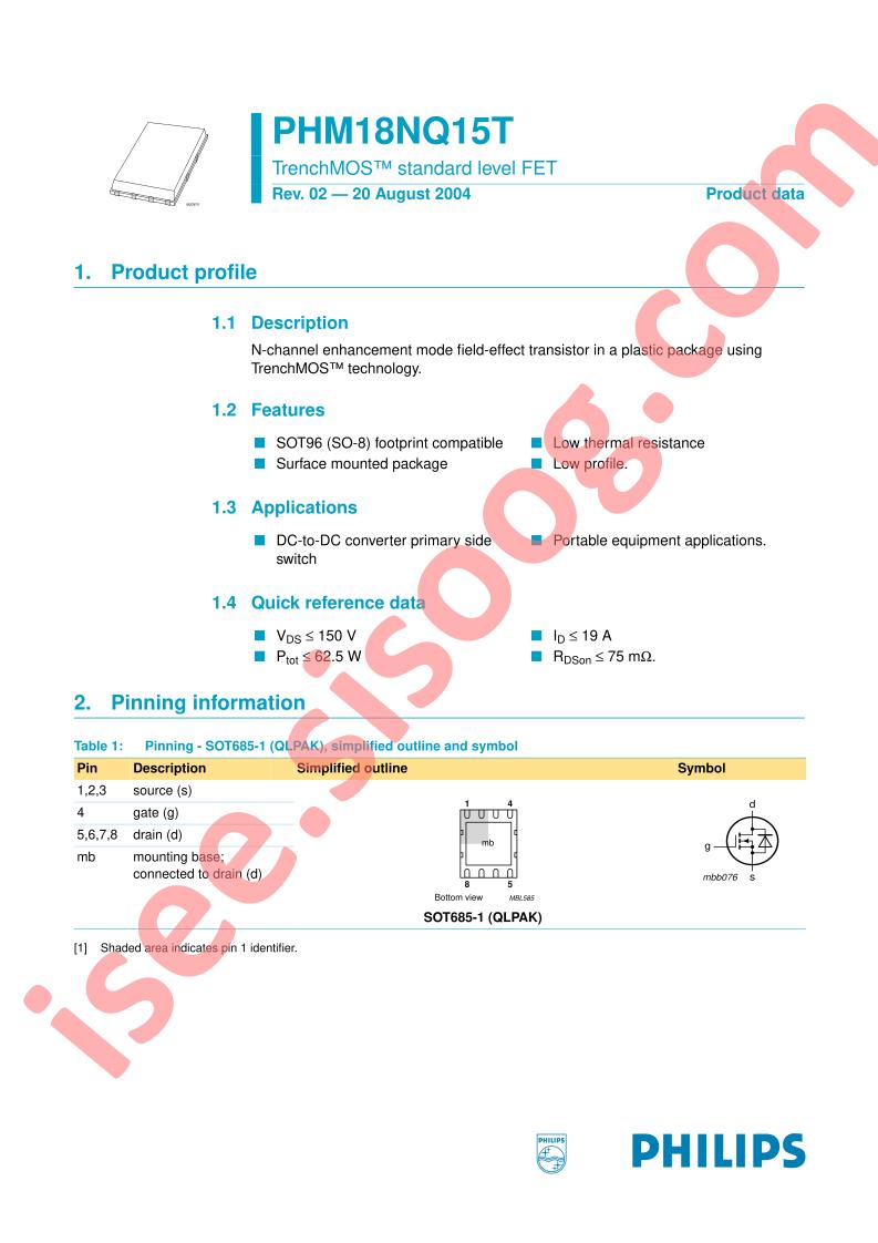 PHM18NQ15T