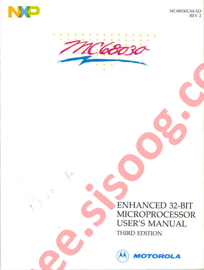 MC68030 Users manual