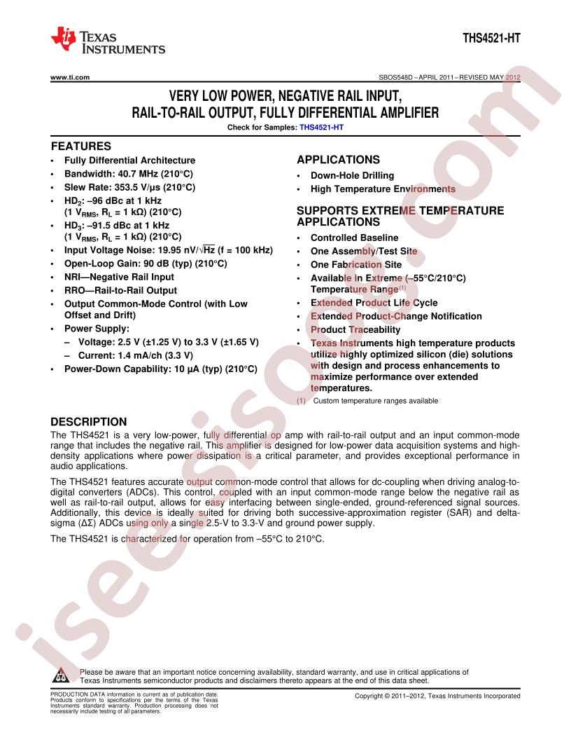 THS4521-HT