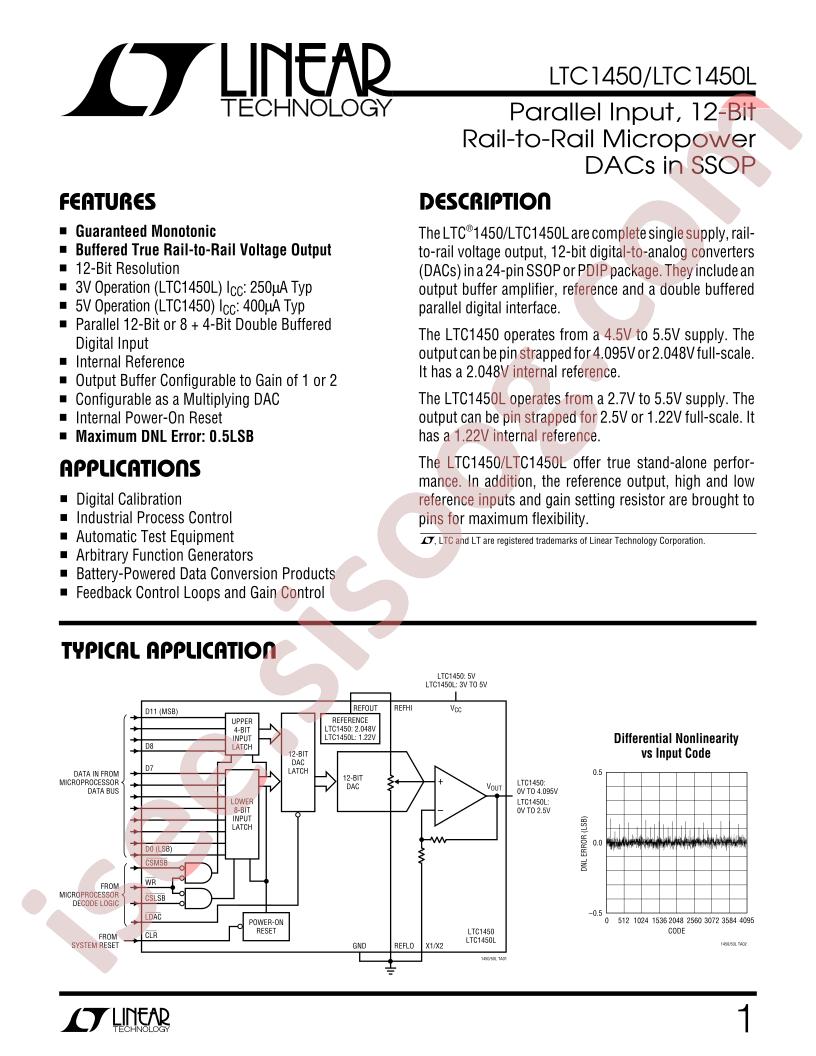 LTC1450/L