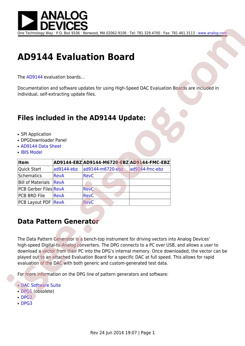 AD9144 Eval Board~