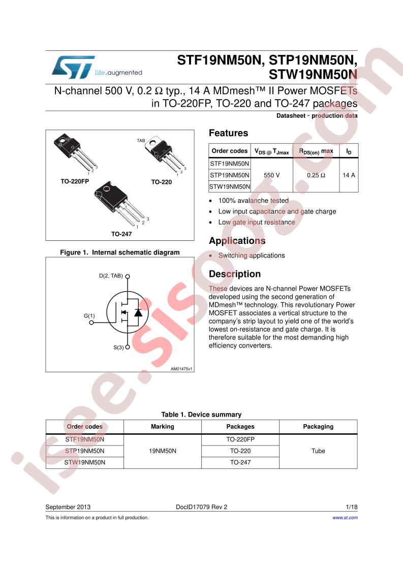 STx19NM50N