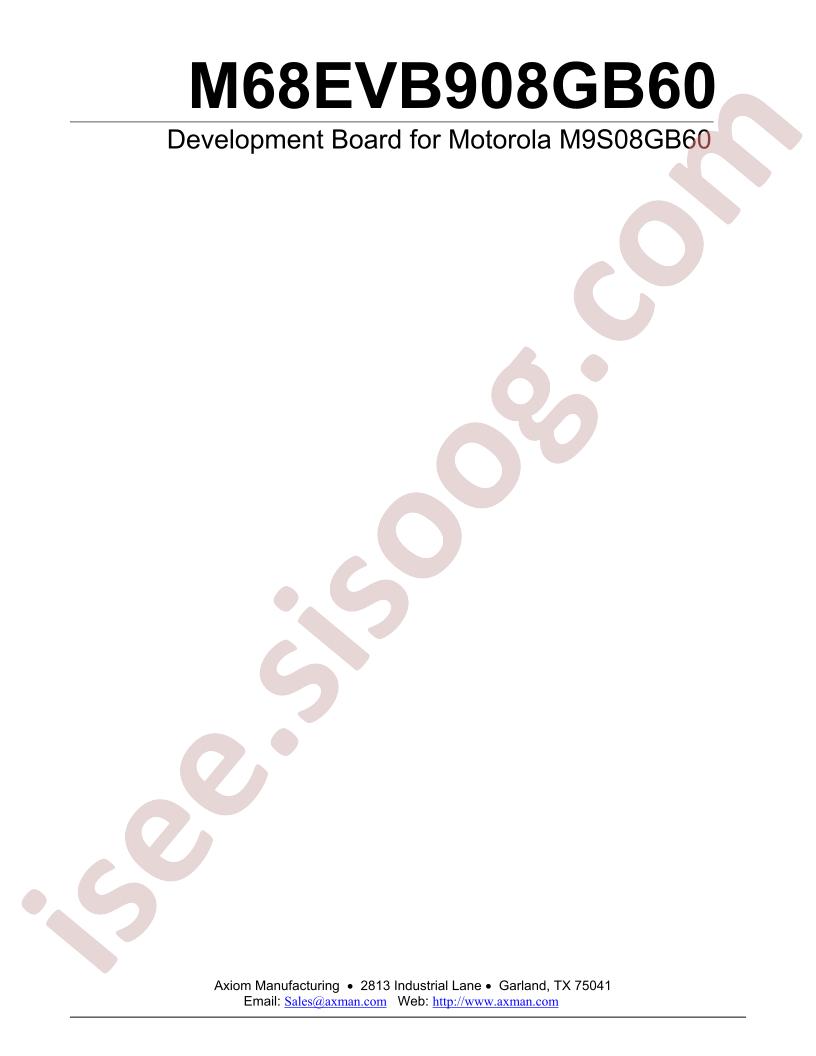 M68EVB908GB60