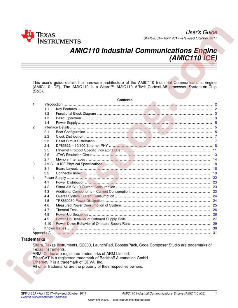 AMIC110 ICE User Guide