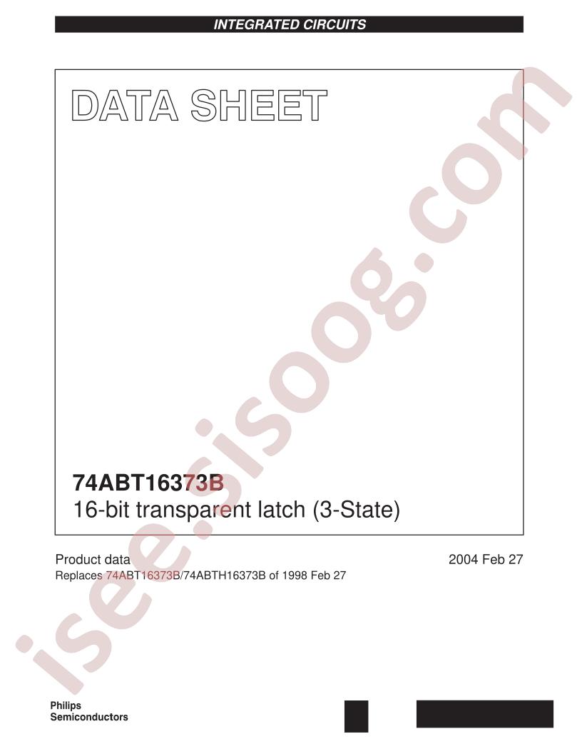 74ABT16373B