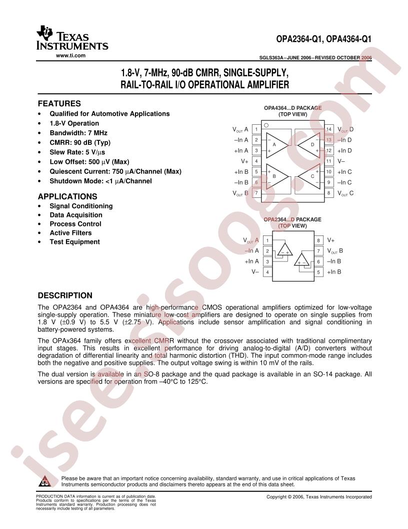 OPA(2,4)364-Q1