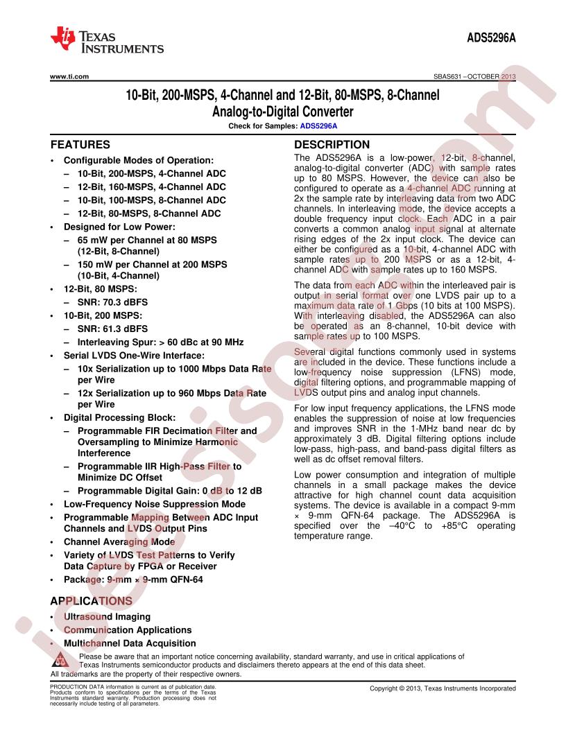 ADS5296A