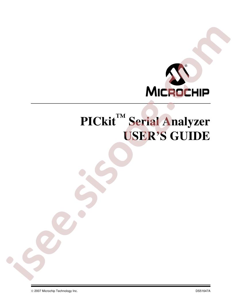 PICkit User Guide