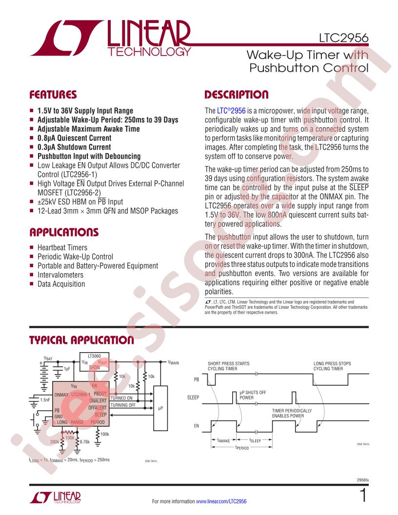 LTC2956 Datasheet